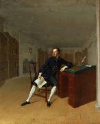 Arthur Devis Sir Roger Newdigate in the Library at Arbury Germany oil painting artist